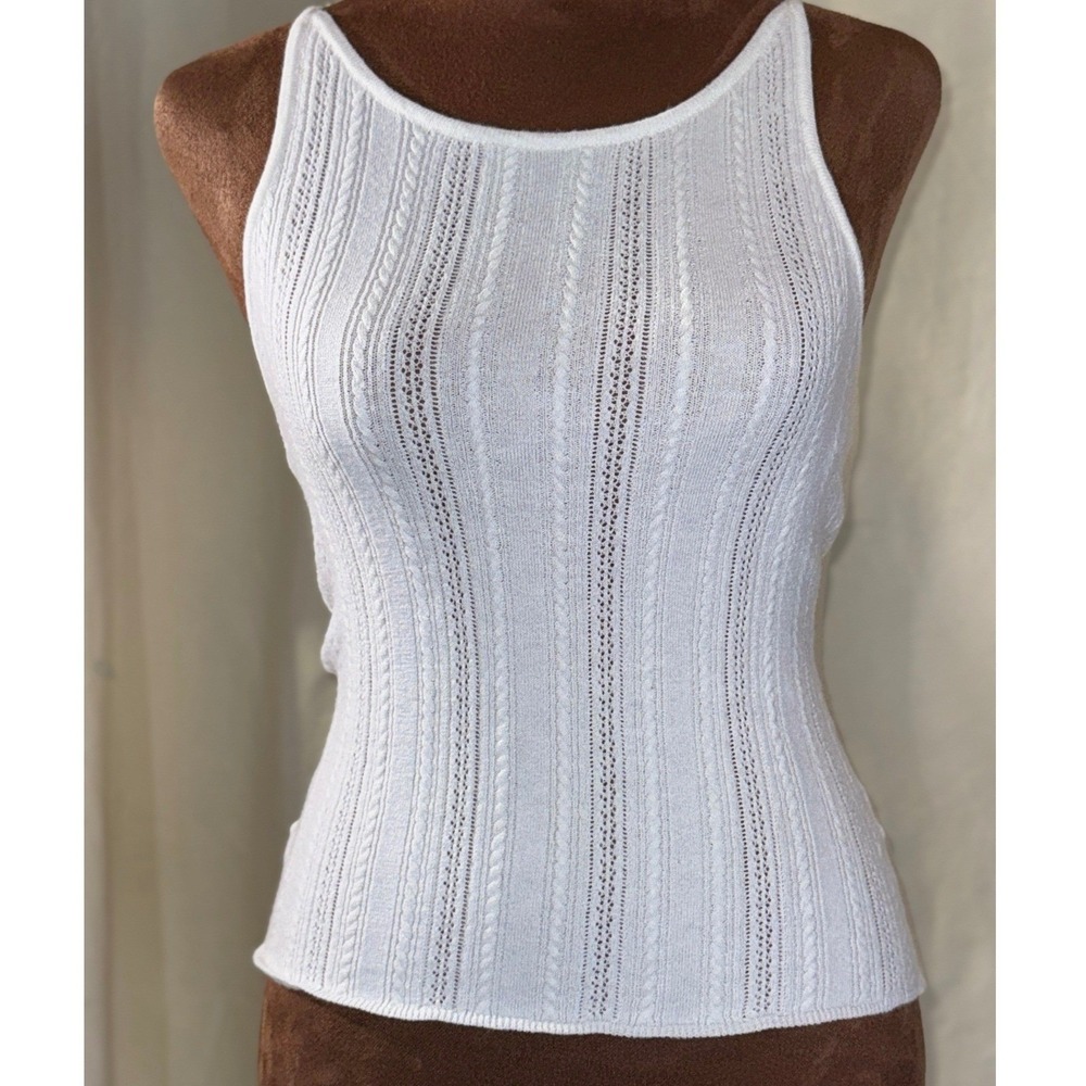 Wild Fable Tank Lot XS/S Ribbed Pink White Lot of 2 Basic NWT Women's Cami Top - Picture 2 of 10